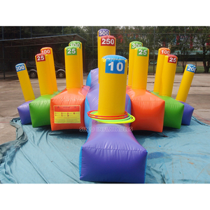 Anneaux gonflables interactifs pour enfants et adultes, <span class=keywords><strong>jeu</strong></span> de lancer avec différentes tailles, nouveauté 2020 - Product Image 4