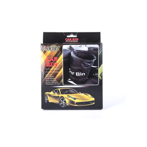 Poubelle de voiture 15x20cm en forme de tasse, poubelle suspendue pour accessoires intérieurs de voiture, capacité étanche de 1 à 3L - Product Image 1
