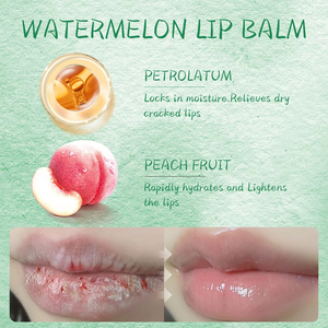 Baume à lèvres hydratant et imperméable aux herbes de pastèque MLM SPF30, anti-gerçures, portable, mignon, crème à lèvres fruitée, marque privée, soin des lèvres OEM - Product Image 5