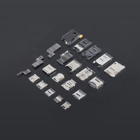 MUP-C7090 6P Support de carte micro SIM, boîtier électrique à bornes à souder CMS pour téléphone, POS, IoT, vente chaude en Israël et en Inde