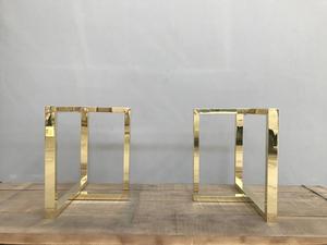 Gold Stainless Steel Home Dining Table <strong>Furniture</strong> <strong>Parts</strong> - Product Image 4