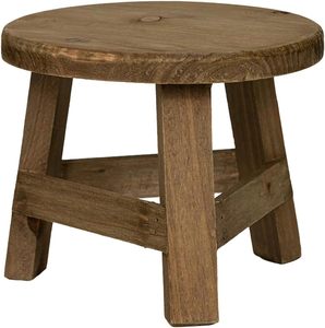 Support de plantes d'intérieur en <span class=keywords><strong>bois</strong></span> de pin sculpté à la main, <span class=keywords><strong>tabouret</strong></span>, support pour plantes en pot, décoration rustique style ferme, support décoratif pour plantes, carton - Product Image 3