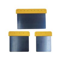Ensemble de couteaux à mastic industriels robustes de qualité professionnelle, lame en acier inoxydable de 40-120 mm, manche en plastique, grattoir flexible pour la construction