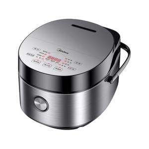 Cuisinière à riz intelligente Midea 5L, forme tambour, argent, acier inoxydable, électrique, avec fonction de réservation, commande tactile - Product Image 4