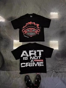 Fln 2026 Meistverkauftes OEM-T-Shirt mit Eigenem Logo, 280g 100% Baumwoll-Jersey, Schweres Gewicht, Kurzarm, Herrenkleidung, Kastenförmig, Bedrucktes Muster - Product Image 6