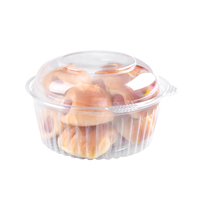 Boîtes d'emballage pour pâtisserie en plastique jetables écologiques de 8 oz, 12 oz, 16 oz, 24 oz, 32 oz, recyclables en PET, contenants pour gâteaux