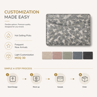 Porte-cartes léger en cuir souple camouflage gris pour les boutiques d'extérieur, étui à cartes personnalisé OEM avec logo estampé argenté, cadeau pour grossistes