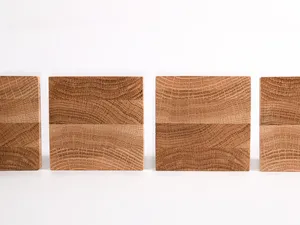 Premium Quality Natural Wooden Coaster Set Heat Resistant and Durable with Stylish Design Perfect for Home Kitchen Table Use - Product Image 4