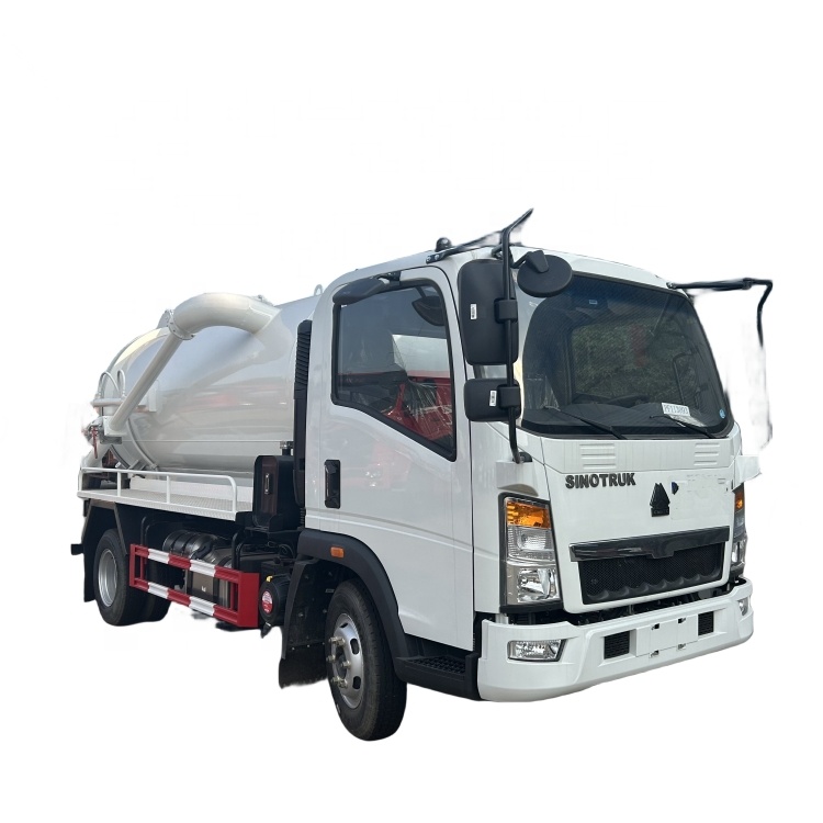 5 тонн SINOTRUK HOWO 4*2 грузовик для всасывания сточных вод для продажи