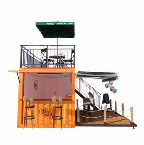 ร้านอาหาร บาร์ คาเฟ่ โรงแรม สำเร็จรูป ขนาด 10 ฟุต แบบขยายได้ ผลิตจากแผ่นเหล็กแซนวิช ทันสมัย ระบายอากาศได้ดี ใช้กลางแจ้ง - Product Image 2