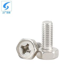Tornillo Hexagonal de Acero Inoxidable 304 de Shanghái y Guangzhou, M4 M5 M6, Clase 8.8, Estándar GBT 29.2 2013 - Product Image 4