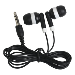 Cheapest Gift In Ear Earphone For School Wholesale Wired Super 3.5mm Colorful Headset Earbud For Walkie-talkie MP3 MP4 - Product Image 4