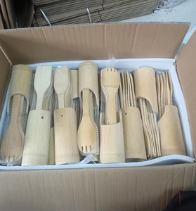 Tre Đồ Dùng Đặt 6 Pcs Nhà Bếp Nấu Ăn Công Cụ Cho Không Dính Chậu Chảo Đồ Nấu Nướng Thìa Trộn Đồ Dùng Tre Bộ Đồ Ăn - Product Image 6