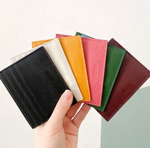 Porte-cartes pour femmes avec logo personnalisé, porte-cartes cadeau en PU de luxe classique de haute qualité en gros - Product Image 4