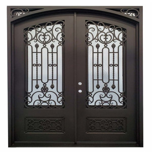 Portes en fer <span class=keywords><strong>pour</strong></span> Villa, Design de porte principale, en couleur, - Product Image 3