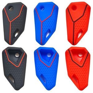 Étui de protection pour clé de voiture en alliage de zinc et gel de silice pour Honda Hornet Pulsar <span class=keywords><strong>Yamaha</strong></span> Fzd R15 Suzuki Gixxer 150, porte-clés à rabat - Product Image 5