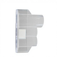 Support d'affichage mural en forme de U, moderne, en plastique poli de 3 mm d'épaisseur, personnalisé, facile à assembler, 1 étagère, léger, 1 kg