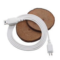 Câble de connexion MINI USB à deux broches haute conductivité OFC pour amplificateur auditif de poche Siemens DMP DHP BTE