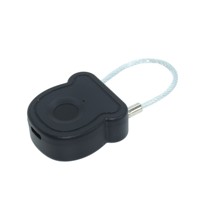 Cadenas de sécurité intelligent électronique à empreinte digitale en acier pour porte, petit format, pour sac à main, vente en gros Chine