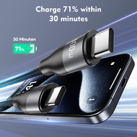 Cable USB C de 100W Tipo C, 48V 5A, Carga Rápida PD, Cable USB C de Metal de Alta Calidad para Teléfono, Tableta, Portátil, Kit de Cables, Precio de Fábrica