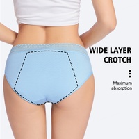 Braguitas Menstruales de 4 Capas para Mujer, Estilo Hipster, Sin Costuras, Alta Absorbencia, a Prueba de Fugas, Tejido Oeko-Tex, Color Personalizado, ODM