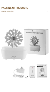 에센셜 오일 디퓨저 300ml 아로마 디퓨저 원격 제어 가습기 전기 풍차 아로마 테라피 디퓨저 - Product Image 5