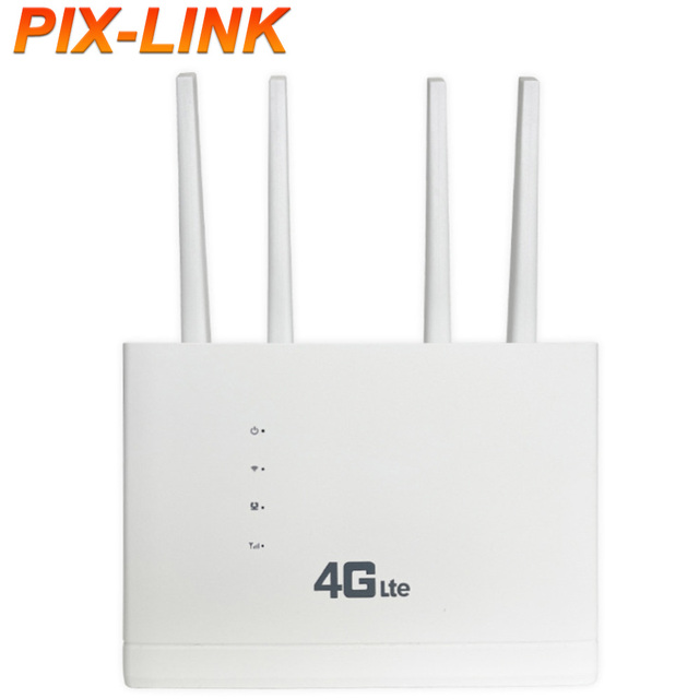 PIX-LINK Unlocked 4G 5G LTE Industrial Router 3g Wifi Wireless Router 300mbps With Sim Card Slot Mobile Bus Wifi Router Oem