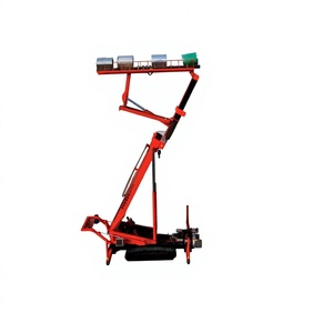 Electric <b>Truck</b> Mounted Hydraulic Aerial Work <b>Platform</b> with Engine for High Altitude Roof Installation and Building Maintenance - Product Image 1