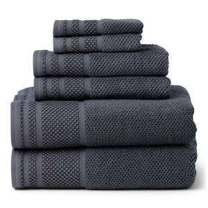 Cotton Bath <b>Towel</b> Family Set Grid Style Pure Cotton Soft Absorbent Face Washing Square <b>Extra</b> <b>Large</b> Hand Foot Wiping Gift - Product Image 1