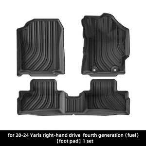 Alfombrillas <span class=keywords><strong>de</strong></span> Coche Ecológicas <span class=keywords><strong>de</strong></span> TPE para <span class=keywords><strong>Toyota</strong></span> 2019-2024, Lado Izquierdo, Impermeables, Juego <span class=keywords><strong>de</strong></span> Lujo para <span class=keywords><strong>Yaris</strong></span> - Product Image 5