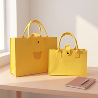 Sac fourre-tout en feutre de laine personnalisé pour cadeaux d'entreprise, sac à main polyvalent pour femme à prix abordable, idéal pour le shopping, les voyages et le rangement