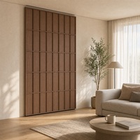 Porte invisible en bois pour hôtel, villa, appartement, bureau – Fabrication directe usine, taille personnalisée, projet OEM