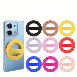 Best-selling Mobile Phone Single-sided Suction Cup Ring Buckle Universal <b>Silicone</b> Portable Suction Cup Stand - Product Image 2