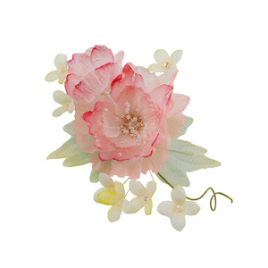 Nouvelle Coiffure Hanfu Rose en Soie Faite Main, Style Ancien, pour Maquillage et Coiffure Douces, Perforée, Collection 2026 - Product Image 5