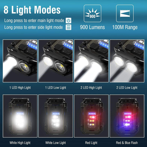 New Arrival <span class=keywords><strong>mini</strong></span> LED Keychain ánh sáng Type-C sạc không thấm nước huỳnh quang thuận tiện Led đèn pin cho cắm trại săn bắn - Product Image 4