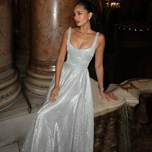 <span class=keywords><strong>ชุด</strong></span><span class=keywords><strong>ราตรี</strong></span>งานเลี้ยงปี 2026 แบบใหม่ แต่งเลื่อม ชายกระโปรงใหญ่ เซ็กซี่ เปิดไหล่ ยาวแบบแม็กซี่ สำหรับงานพรอม - Product Image 2