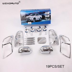 WZXDAUTO Accessoires Coques de rétroviseurs latéraux avec LED 2 pièces ABS Chrome pour Vigo 2012 Accessoires extérieurs - Product Image 5