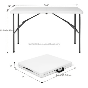 <span class=keywords><strong>Tavolo</strong></span> Pieghevole Capacità 120kg <span class=keywords><strong>Dimensioni</strong></span> 120x60x74cm Uso Esterno Design Compatto - Product Image 1