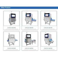 Detector de Metales para Alimentos Congelados, Carne y Mariscos, Máquina de Inspección por Rayos X
