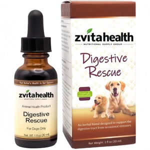 Líquido Digestivo de <span class=keywords><strong>Rescate</strong></span> para Perros y Cachorros 1oz, Apoya el Apetito, el Tracto Intestinal y la Defecación Firme, Alivia las Disturbancias Estomacales y el Cambio de Alimentación, Marca Privada - Product Image 1