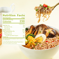 Saveur Kimchi Soupe instantanée aux nouilles Ramen Soupe coréenne Nouilles instantanées en tasse