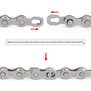 Ttpro Single <span class=keywords><strong>Speed</strong></span> Road Vouwfiets Ketting <span class=keywords><strong>9</strong></span> <span class=keywords><strong>Speed</strong></span> Mountainbike Derailleur Accessoires Gemaakt Van Staal - Product Image 3