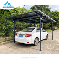 Vente directe usine : Système de montage au sol solaire robuste, abri de voiture, carport solaire extérieur en métal et aluminium