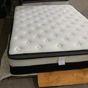 Matelas King Size en Tissu Housse avec Ressorts Ensachés Hybride Mousse et Latex pour Chambre à Coucher - Product Image 6