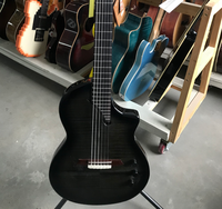 Martinez Silent Nylon String Guitar Hispania Martini Crossover Rosewood Fretboard Maple Music Instruments