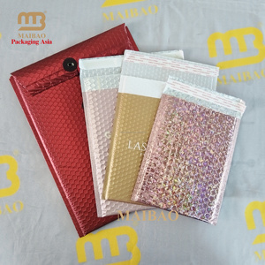 Thư túi màu đen Poly bong bóng bưu phẩm Túi 18x30 cm/7x9inch phong bì độn số lượng lớn bong bóng lót bọc túi cho bao bì gửi thư - Product Image 3