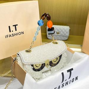 Strass-Handtaschen für Damen Luxus 2023 Eule kleine Party-Clutch-Tasche Geldbeutel Abendtaschen für Damen - Product Image 3