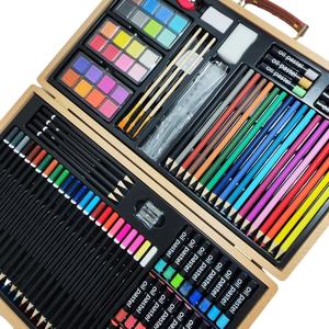 Kit d'art <span class=keywords><strong>en</strong></span> bois de haute qualité GF, 109 pièces, pour enfants, avec crayons de couleur, pastels à l'huile, crayons à dessin, ensembles d'art <span class=keywords><strong>en</strong></span> bois pour la peinture - Product Image 3