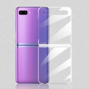 Voor Samsung Galaxy Z Flip 3 4 5G Clear Pc Case Slim Beschermende Shell Shockproof Hard Transparant Cover Skin smartphone Zak