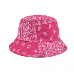 2021 New Paisley Flower Print Reversible Fisherman Cap Bucket <b>Hat</b> <b>for</b> Spring Autumn Hip Hop Street Fashion Headwear - Product Image 1